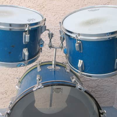 ROGERS VINTAGE HOLIDAY BLUE SPARKLE DRUM SET - DAYTON ERA image 16