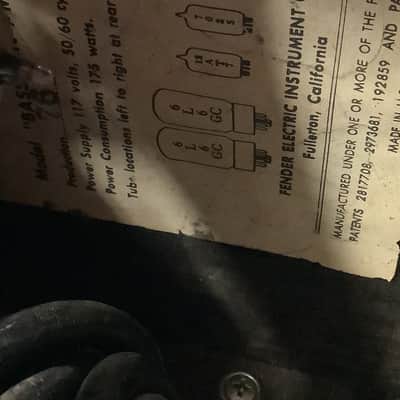Fender Bassman 50 1964 image 5
