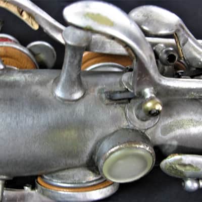 Conn Alto Sax, Vintage, Silverplate ?? 1924/25 ?? Silver image 14