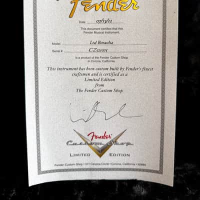 Fender Custom Shop La Cabronita Boracha image 24