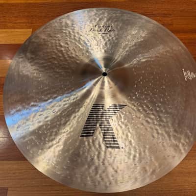 Zildjian 22" K Custom Dark Ride Cymbal 1995 - Present - Traditional image 1