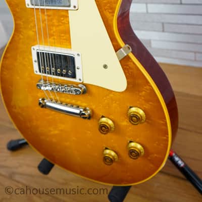 Gibson Custom Shop M2M Birdseye ’59 Les Paul Standard Reissue - Lemon Burst image 10