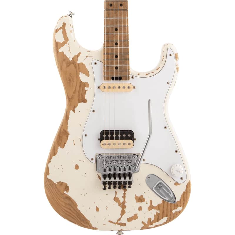 Charvel Henrik Danhage Limited Edition Signature Pro-Mod So-Cal Style 1 HS FR M, Maple Fingerboard, White Relic image 1