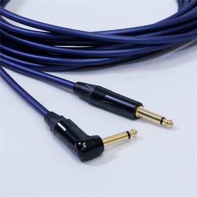 Noah'sark PASSGO BLUE TS PHONE Cable (L-shaped) (5.0m) (PASSGO BLUE) (Line Cable/Guitar Cable/Instrument Cable) (L-shaped Phone-Phone) (6.3 (2-pole) - 6.3 (2-pole), L-shaped - Straight) (Made in Japan) image 2