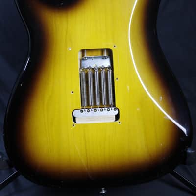 Fender Custom Shop 1956 Stratocaster Relic 2-Tone Sunburst 2002 w/OHSC & COA image 13