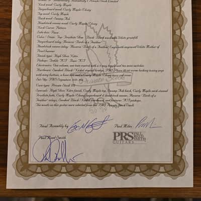 PRS Private Stock 30th Anniversary "Birds of a Feather" Hollowbody I #179 image 25