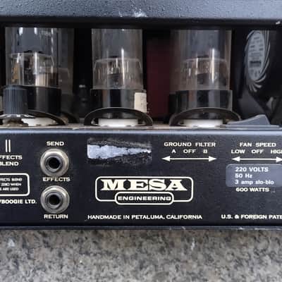 Mesa Boogie Bass 400+ 2-Channel 400-Watt Rackmount Bass Amp Head 1985 - 1989 - Black image 6