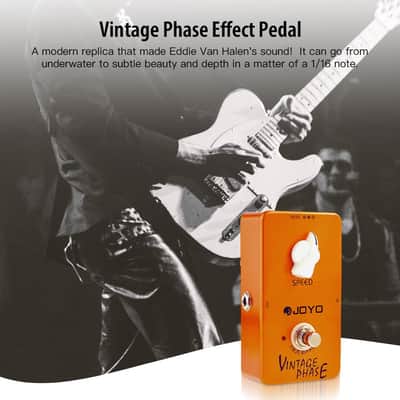 Joyo JF-06 Vintage Phase Effect Pedal Beautifully Re-Creates Classic Phaser Sounds of 70's for Electric Guitar Effect - True Bypass image 2