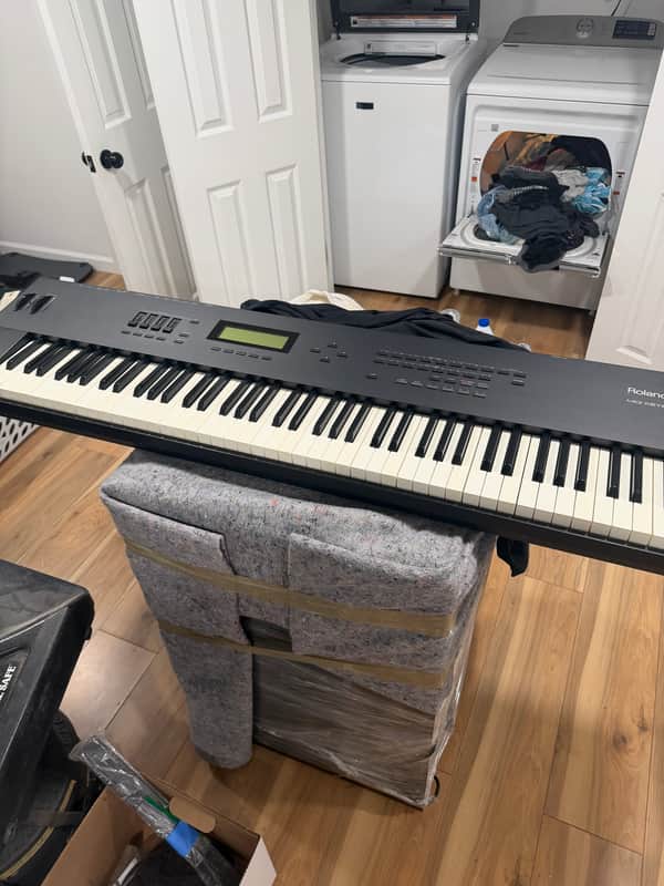 Roland A-80 88-Key MIDI Keyboard Controller 1989 - 1995 - Black imagen 1
