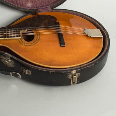Gibson Style H-1 Carved Top Mandola (1917), ser. #42xxx, original black hard shell case. image 12