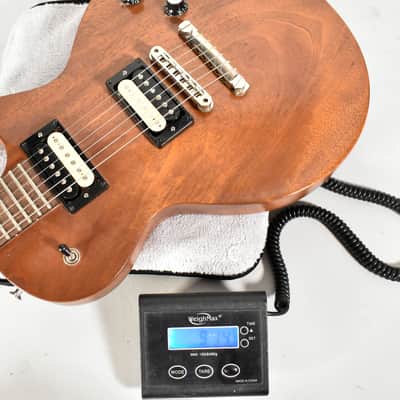 MAX Peter Max Baranet Les Paul Copy Natural Finish Electric Guitar w/HSC image 23