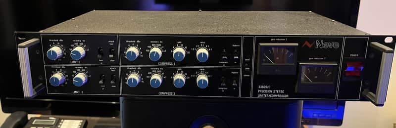 Neve 33609/C Rare Factory Black Stereo Compressor / Limiter image 1
