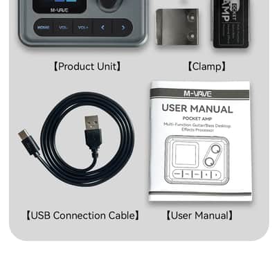M-VAVE Pocket AMP Multi-Function Desktop Effects Pedal,price include the import duty for US buyer image 7