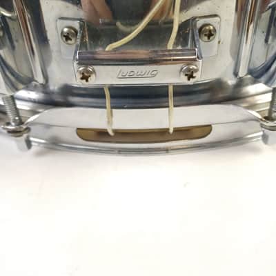 Ludwig 6.5x14"L403 75th Anniversary Chicago Keystone Snare Drum Chrome Over Wood image 9