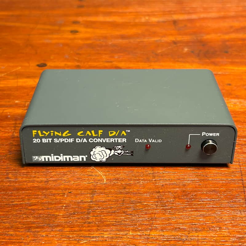 Midiman Flying Calf D/A 1999 - Hammered Gun Metal image 1