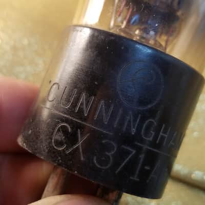 RCA Tight Matched Pair (2) Type 71A Antique tNOS AT1000 TESTED Vacuum Tubes Engraved Globe Power Amplifier CX371 1926-1930 image 8