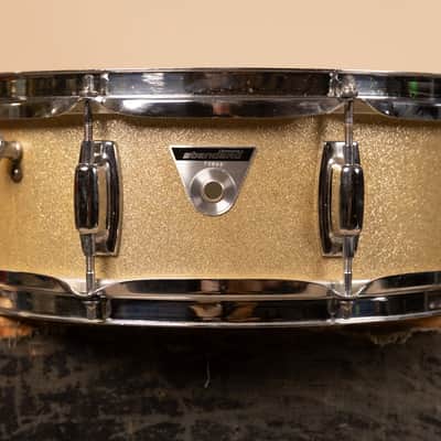 1970s Ludwig 5x14 Standard Silver Mist Snare Drum image 1