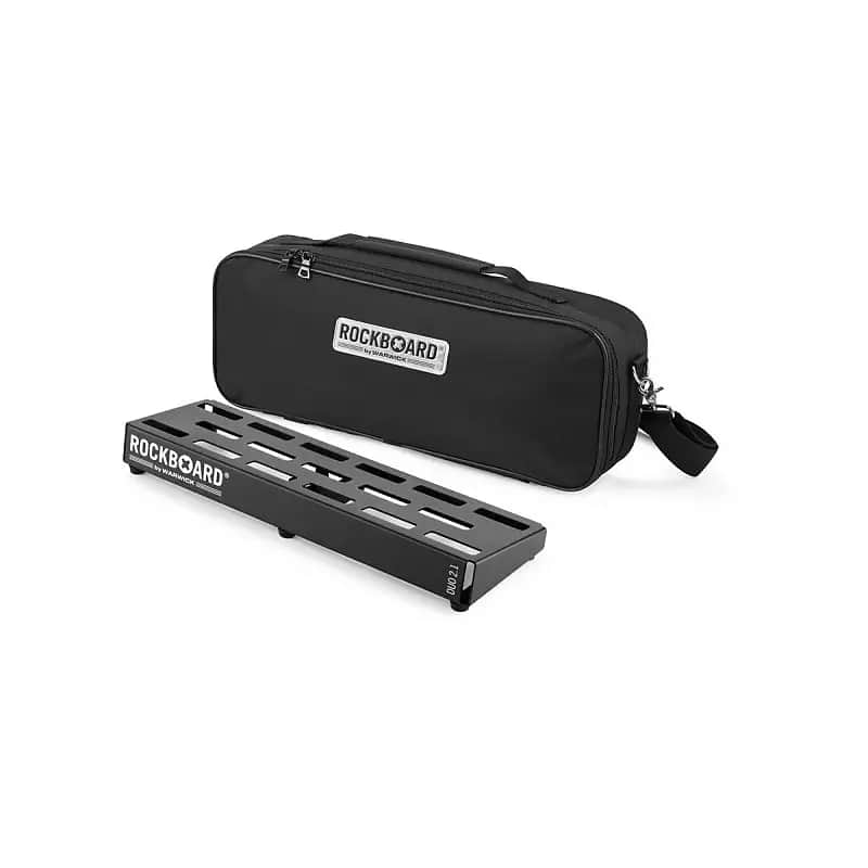 Rockboard DUO-2.1-B Pedalboard with Gig Bag image 1