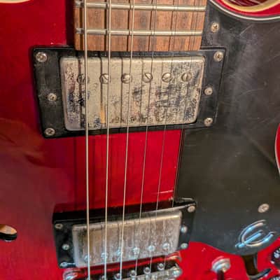 Epiphone Dot Semi-Hollow Electric Guitar - Cherry (2018) image 4