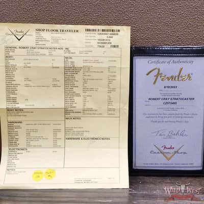 Fender Custom Shop Robert Cray Signature Stratocaster Hardtail  AA Birdseye Maple Neck NOS Inca Silver 7.50 LBS image 8
