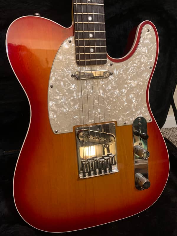 Fender American Deluxe Telecaster with Rosewood Fretboard 2011 - 2016 - Aged Cherry Burst image 1