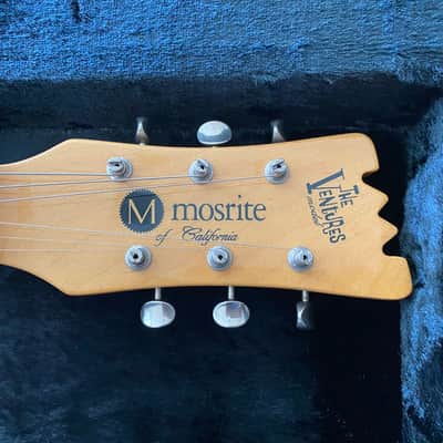 Mosrite The Ventures Model Super Custom '65 Pearl Vibramute Tremolo Japan OHSC MIJ image 9