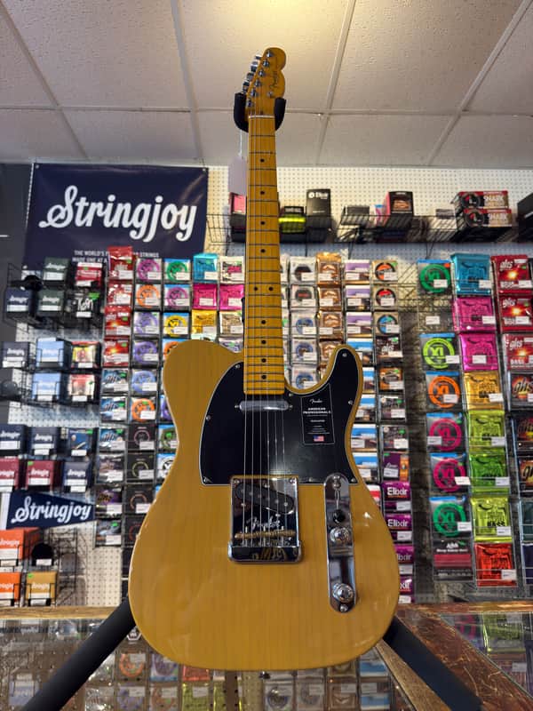 Fender American Professional II Telecaster with Maple Fretboard - Butterscotch Blonde image 1