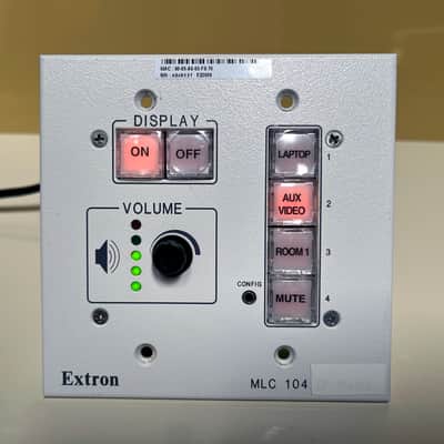 EXTRON MLC 104 IP  MediaLink Remote Controller (4) Input Switcher image 2