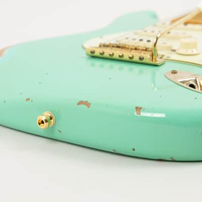 2021 Fender Custom Shop Ltd Ed 62 Stratocaster, Faded/Aged Sea Foam Green image 18