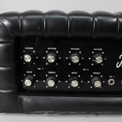 1972 Kustom K200-5 Solid State Tuck And Roll Head Black image 2