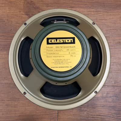 Celestion G12M Greenback 12" 25-Watt 8ohm Speaker image 1