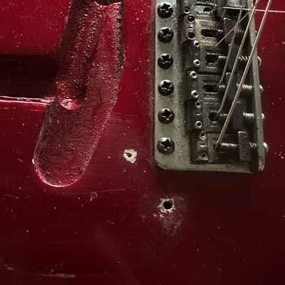 1959 Fender Stratocaster Candy Apple Red Refin Original Parts Sounds Magical image 17