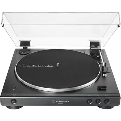 Audio-Technica Fully Automatic Belt-Drive Bluetooth Stereo Turntable w/ Record Care Bundle image 2