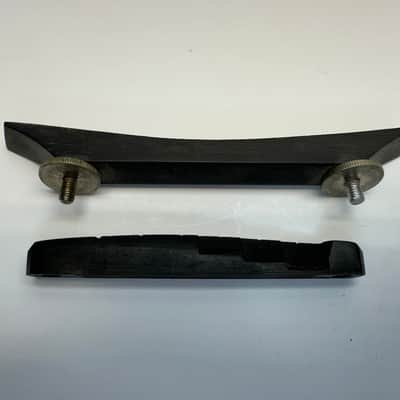 Vintage Rosewood Archtop Bridge Nickel Posts Martin Gibson Gretsch Epiphone? image 5
