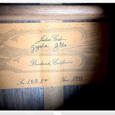 Julius Gido Classical 1971 - French Polish top/Lacquer B/S image 5
