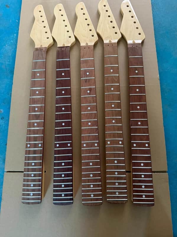 Reverse Head Electric Guitar Neck, 22-Frets image 1