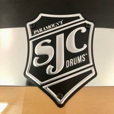 SJC Custom Drums 18” Paramount Floor Tom 2018 - Tuxedo Silver image 7