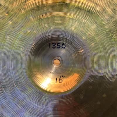 Zildjian  16 crash 1350 grams Old stamp ? - Bronze image 3