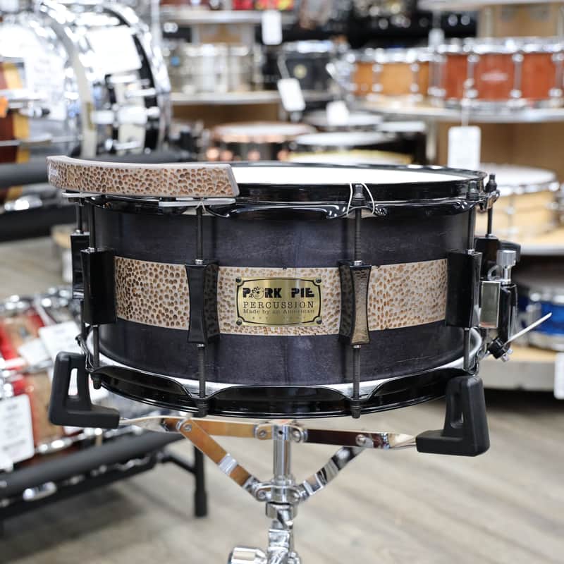 Pork Pie Maple Snare Drum 6.5x14 "Dremel Drum" with Matching X-Click Bild 1