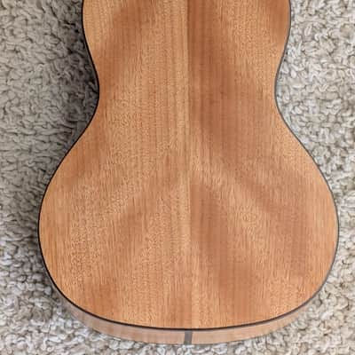 Luna Uke Dolphin Concert Spruce Top Ukulele with gig bag - Demo image 4