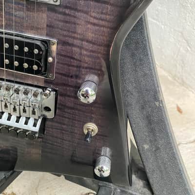 2010s Lado Earth 2002  - Trans Black Flame Maple Top with OHSC image 8