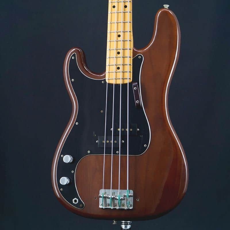 Fender USA VINTAGE Precision Bass '75 Left Handed Walnut/M image 1
