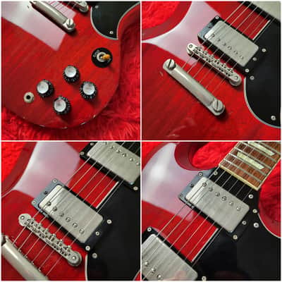 Greco SS-600 or SS-65 1990 SG Standard - Mint Collection - Cherry Red Finish - Original SCREAMIN Humbuckers - Fujigen Made - Made In Japan MIJ image 4