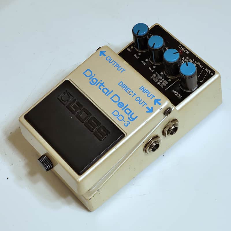 1995 Boss DD-3 Digital Delay SILVER - Rare Made in Japan Limited Edition - Blue PSA Label image 1