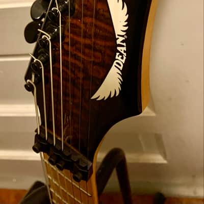 Dean RC7 Exotic Rusty Cooley 7-string electric guitar - Tiger Eye finish image 4