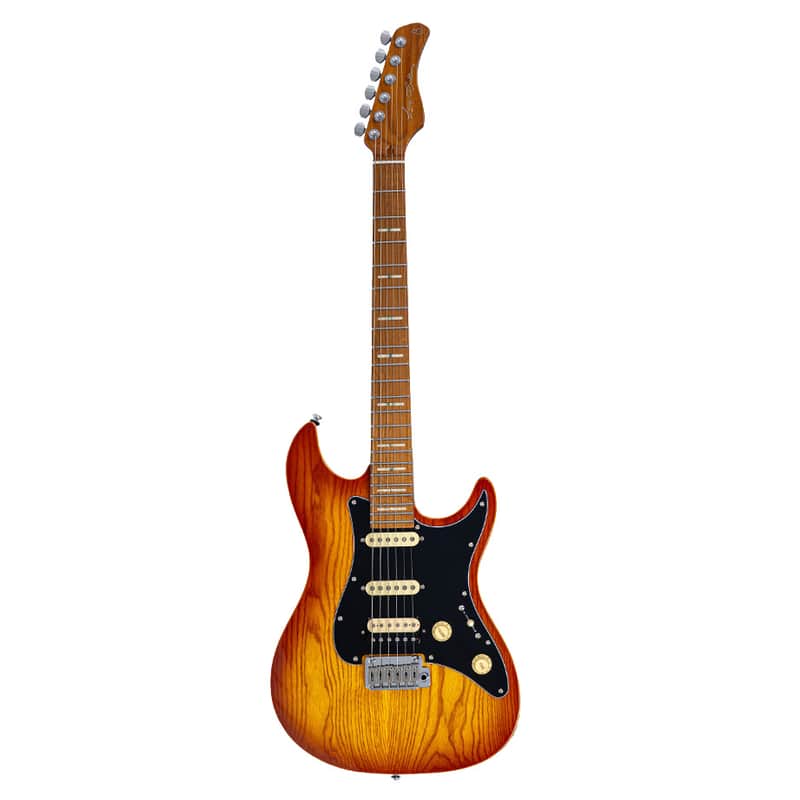Sire Larry Carlton S7 Swamp Ash Top Roasted Amber Burst image 1