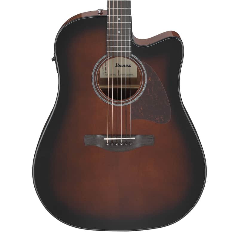 Used Ibanez AAD51CE Acoustic-Electric Guitar - Dark Violin Sunburst High Gloss image 1