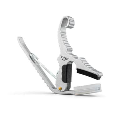 Kyser Quick-Change Partial Short Cut Capo Silver image 1