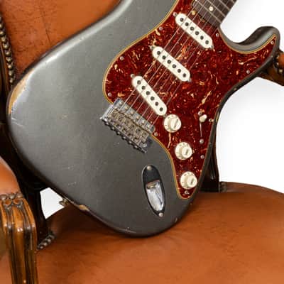 Fender Custom Shop 60's Stratocaster 2018 relic Pewter image 5
