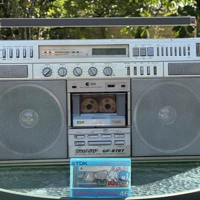 Sharp GF-9797H Rare Vintage Cassette Boombox Getto blaster Warranty Serviced image 18